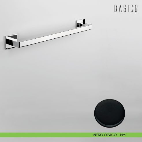 Porta salvietta Colombo Design Basic Q 69,5 cm B3711 NEROMAT