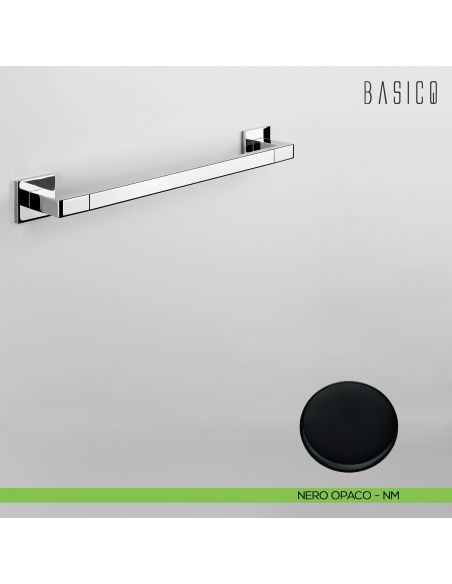 Porta salvietta Colombo Design Basic Q 69,5 cm B3711 NEROMAT