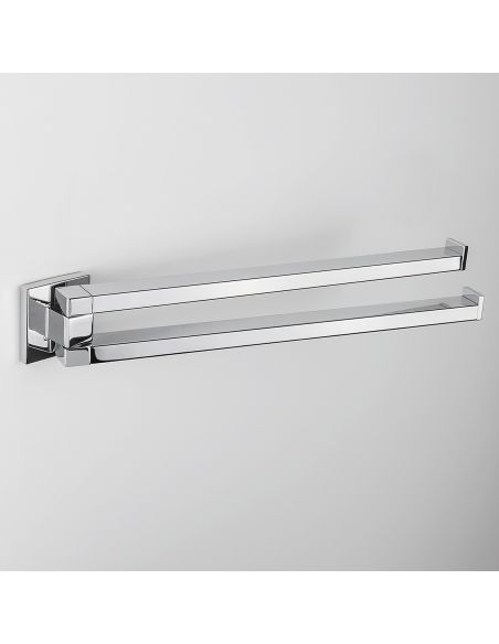 Porta salvietta doppio a snodo Colombo Design Basic Q B3712