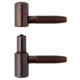 Cerniera anuba liscia Otlav diametro 13 mm bronzata per porta in legno