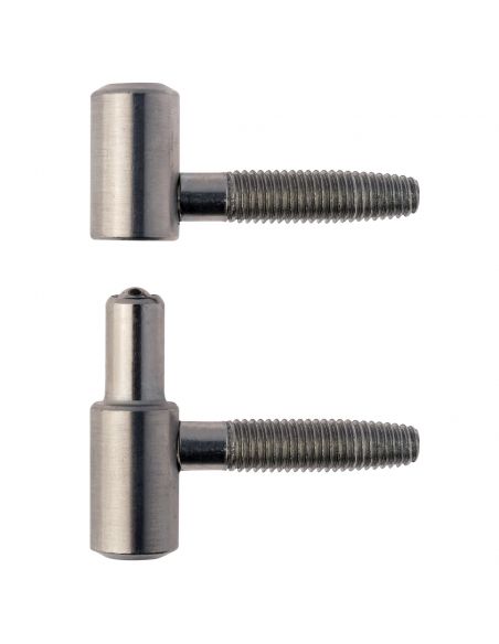 Cerniera anuba liscia Otlav diametro 13 mm nichelato matt per porta in legno