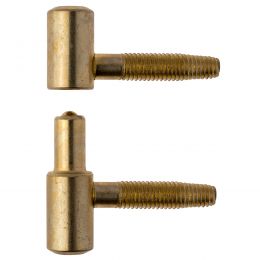 Cerniera anuba liscia Otlav diametro 13 mm ottonata per porta in legno