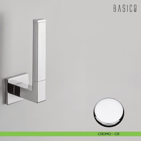 Porta rotolo verticale Colombo Design Basic Q B3790 cromo