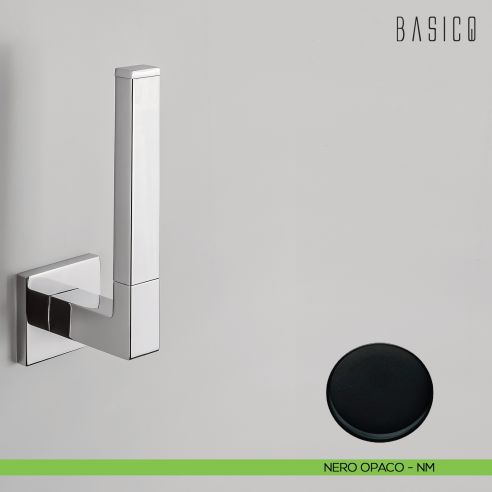 Porta rotolo verticale Colombo Design Basic Q B3790 neropaco