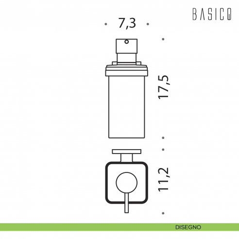 Spandisapone a muro Colombo Design Basic Q B9337