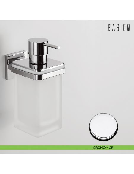 Spandisapone a muro Colombo Design Basic Q B9337 cromo