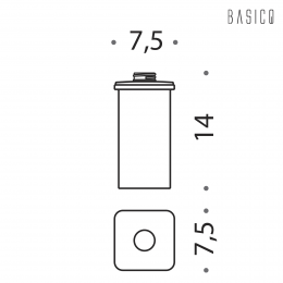 Contenitore per spandisapone Colombo Design Basic Q B9377