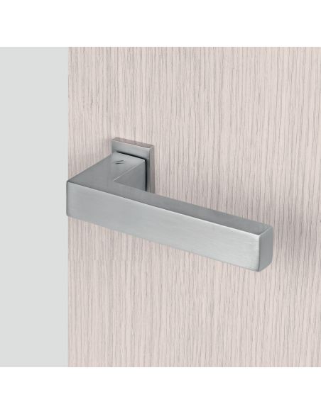 Maniglia per porta Ellesse Colombo Design con rosetta minimale Zero Evolution