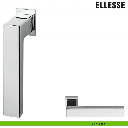 Maniglia per finestra martellina DK Zero Ellesse Colombo Design con rosetta minimale