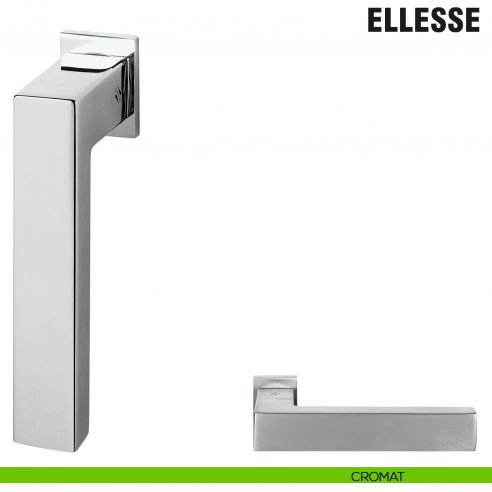 Maniglia per finestra martellina DK Zero Ellesse Colombo Design con rosetta minimale