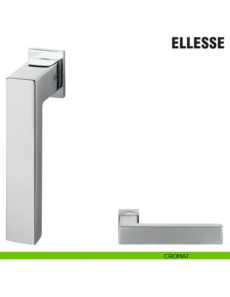 Maniglia per finestra martellina DK Zero Ellesse Colombo Design con rosetta minimale