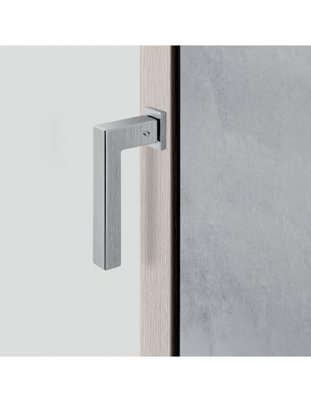 Maniglia per finestra martellina DK Zero Ellesse Colombo Design con rosetta minimale