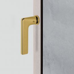 Maniglia per finestra martellina DK Zero Gira Colombo Design con rosetta minimale 2