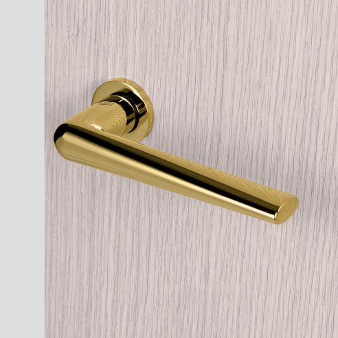 Maniglia per porta Robotre Colombo Design con rosetta minimale Zero Evolution