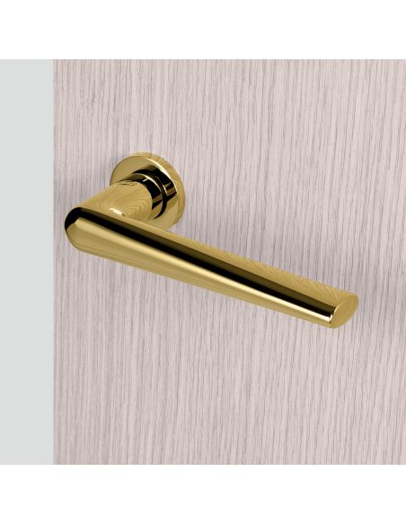 Maniglia per porta Robotre Colombo Design con rosetta minimale Zero Evolution