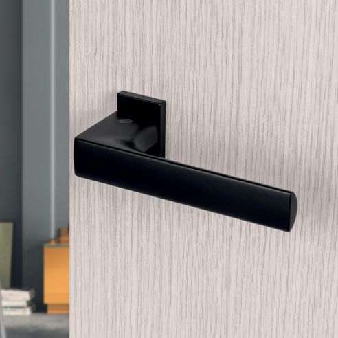 Maniglia per porta Robocinque S Colombo Design con rosetta minimale Zero Evolution