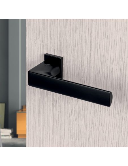 Maniglia per porta Robocinque S Colombo Design con rosetta minimale Zero Evolution