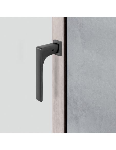 Maniglia per finestra martellina DK Zero Robocinque S Colombo Design con rosetta minimale