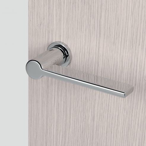 Maniglia per porta Tool Colombo Design con rosetta minimale Zero Evolution