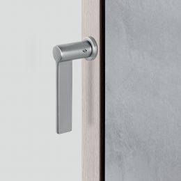 Maniglia per finestra martellina DK Zero Tool Colombo Design con rosetta minimale 2