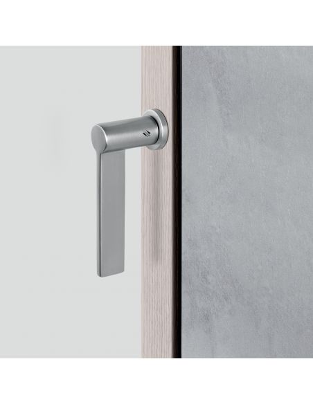 Maniglia per finestra martellina DK Zero Tool Colombo Design con rosetta minimale