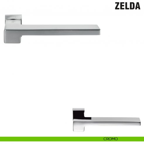 Maniglia per porta Zelda Colombo Design con rosetta minimale Zero Evolution