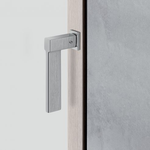 Maniglia per finestra martellina DK Zero Zelda Colombo Design con rosetta minimale