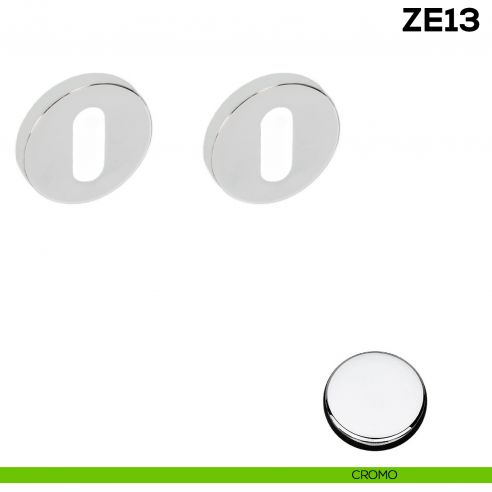 Bocchetta tonda patent per porta Zero Evolution Colombo Design ZE13 - cromo