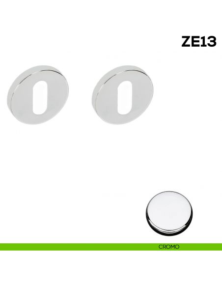 Bocchetta tonda patent per porta Zero Evolution Colombo Design ZE13 - cromo