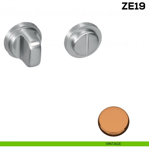 Nottolino per porta Zero Evolution Colombo Design ZE19 BZG/0 con rosetta minimale - vintage