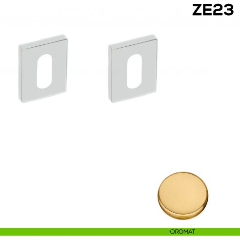 Bocchetta rettangolare patent per porta Zero Evolution Colombo Design ZE23 - oromat