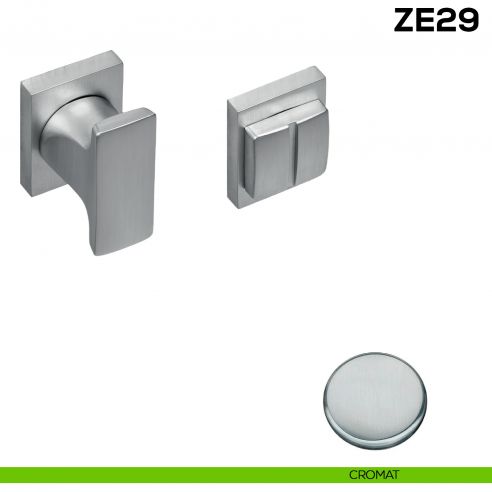 Nottolino per porta Zero Evolution Colombo Design ZE29 BZG/0 con rosetta minimale - CROMAT