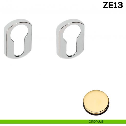 Bocchetta tonda yale per porta Zero Evolution Colombo Design ZE13 - oroplus