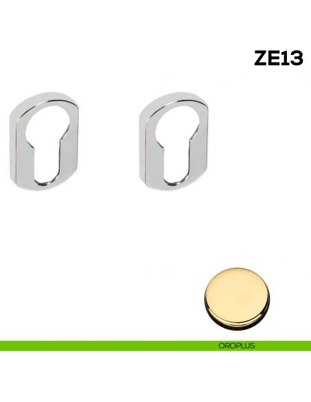 Bocchetta tonda yale per porta Zero Evolution Colombo Design ZE13 - oroplus