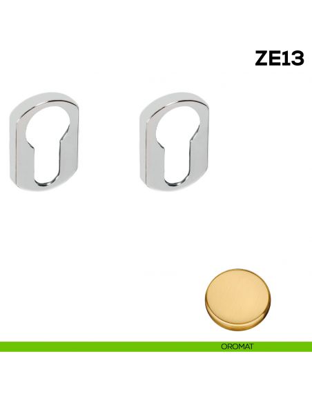 Bocchetta tonda yale per porta Zero Evolution Colombo Design ZE13 - oromat