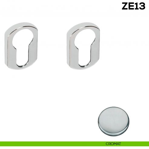Bocchetta tonda yale per porta Zero Evolution Colombo Design ZE13 - cromat