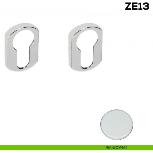 Bocchetta tonda yale per porta Zero Evolution Colombo Design ZE13 - biancomat