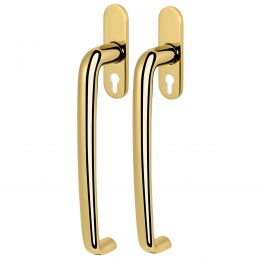 Maniglione per alzante scorrevole ID213 Y/0 accoppiato Colombo Design con placca minimale Zero Evolution