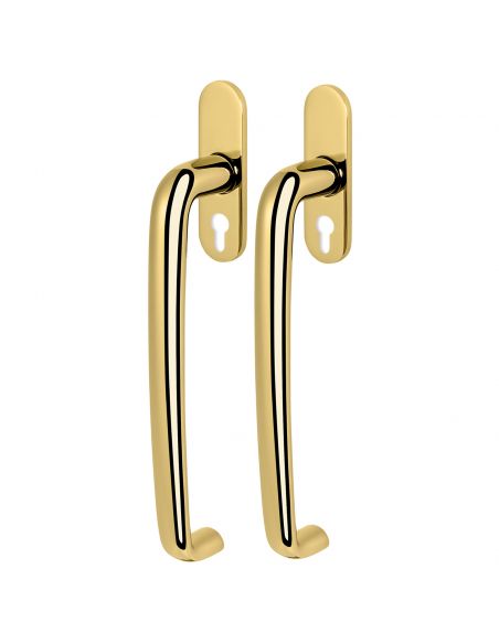 Maniglione per alzante scorrevole ID213 Y/0 accoppiato Colombo Design con placca minimale Zero Evolution