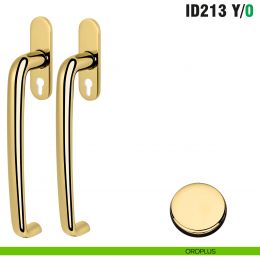 Maniglione per alzante scorrevole ID213 Y/0 accoppiato Colombo Design con placca minimale Zero Evolution 2