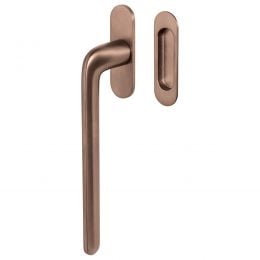 Maniglione per alzante scorrevole ID313/0 singolo Colombo Design con placca minimale Zero Evolution