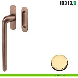 Maniglione per alzante scorrevole ID313/0 singolo Colombo Design con placca minimale Zero Evolution 2