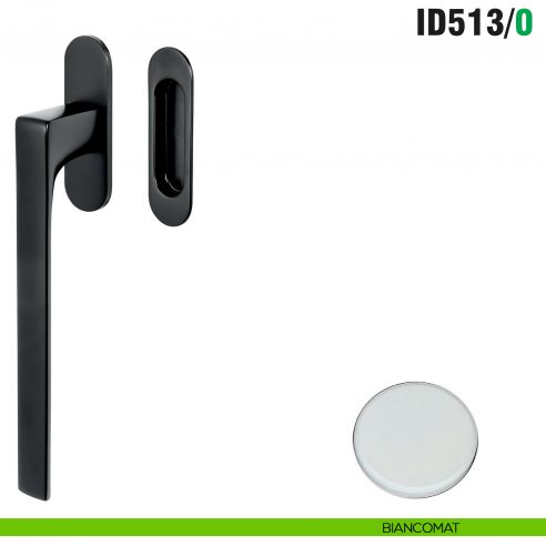 Maniglione per alzante scorrevole ID513/0 singolo Colombo Design con placca minimale Zero Evolution