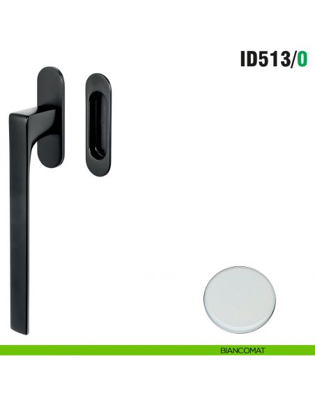 Maniglione per alzante scorrevole ID513/0 singolo Colombo Design con placca minimale Zero Evolution