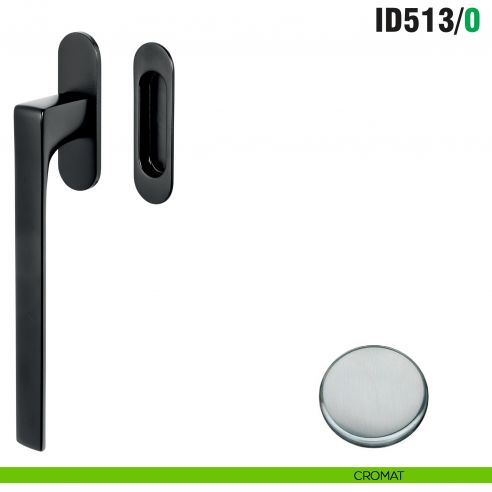 Maniglione per alzante scorrevole ID513/0 singolo Colombo Design con placca minimale Zero Evolution