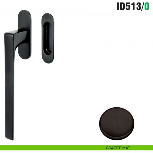 Maniglione per alzante scorrevole ID513/0 singolo Colombo Design con placca minimale Zero Evolution