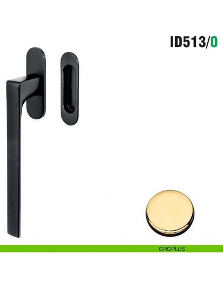 Maniglione per alzante scorrevole ID513/0 singolo Colombo Design con placca minimale Zero Evolution