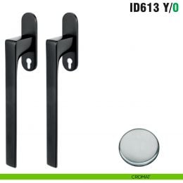 Maniglione per alzante scorrevole ID613 Y/0 accoppiato Colombo Design con placca minimale Zero Evolution 2