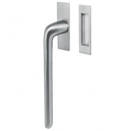 Maniglione per alzante scorrevole ID313 Q/0 singolo Colombo Design con placca minimale Zero Evolution