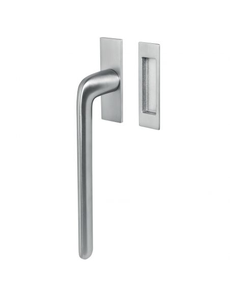 Maniglione per alzante scorrevole ID313 Q/0 singolo Colombo Design con placca minimale Zero Evolution